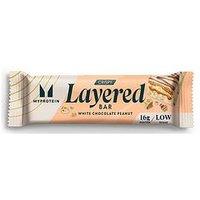 Myprotein Crispy Layered Protein Bar - White Chocolate Peanut - 12 X 58G