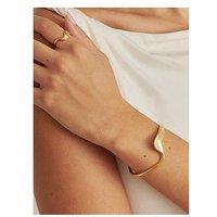 Katie Loxton Marina Wave Waterproof Gold Bangle