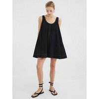 River Island Swing Mini Dress - Black