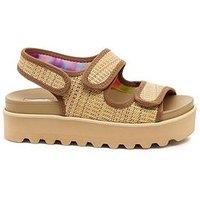 Rocket Dog Balmy Raffia Chunky Sandal - Natural