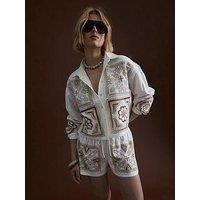 River Island Cutwork Short - Cream
