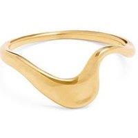 Katie Loxton Marina Wave Waterproof Gold Ring