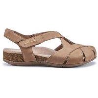Hotter Catskill Ii Extra Wide Leather Shoe - Tan