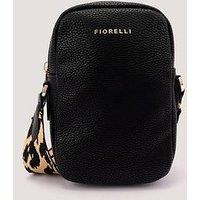 Fiorelli Effie Webbed Phone Crossbody - Black