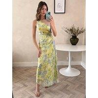 Style Cheat Marley One Shoulder Pleated Dress - Multi