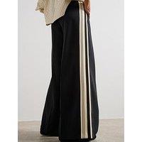 V By Very Side Stripe Formal Trouser - Black