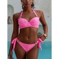 Moda Minx Amour Tie Side Full Bum Bikini Bottom - Candy (Iridescent Crystal?)