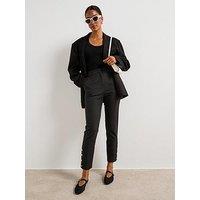 V By Very Button Cuff Trouser - Black