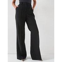 V By Very Co-Ord Slim Flare Trousers - Black
