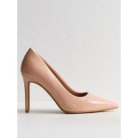 New Look Cream Stiletto Heel Pointed Toe Court Shoes