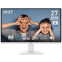 Msi Pro Mp273Qw E2 - 27In - Wqhd - 100Hz - Flat Monitor - White