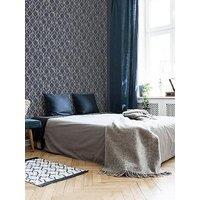 Superfresco Vittorio Geo - Grey / Rose Gold Wallpaper