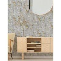 Superfresco Easy Megan - Yellow/Grey Wallpaper
