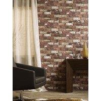 Fresco Brick Wall - Red Wallpaper