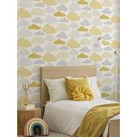 Superfresco Easy Clouds - Yellow Wallpaper