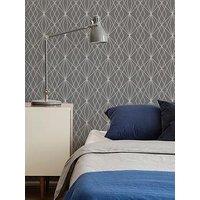 Fresco Laser - Grey / Silver Wallpaper