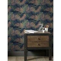 Boutique Nwg Jungle Glam - Blue Green Wallpaper