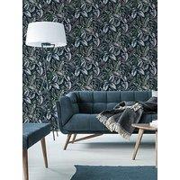 Sublime Leaves Exotique - Green Wallpaper