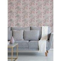 Boutique Zara Floral - Pink Wallpaper