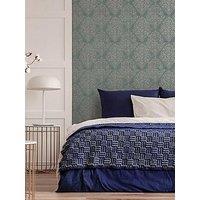 Boutique Shiraz - Teal Wallpaper