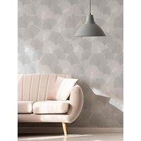 Superfresco Gingko Leaves - Silver Wallpaper