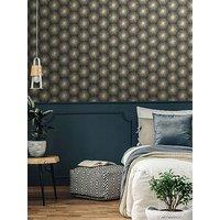 Sublime Fire Circle - Gold Wallpaper