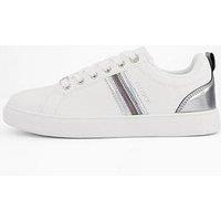Elle Sport Sports Metallic Trim Trainer - White