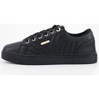 Elle Sport Quilted Trainer - Black