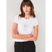 Armani Exchange Logo Short Sleeve T-Shirt - White