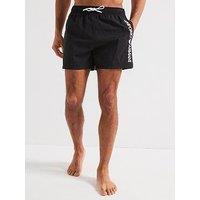 Emporio Armani Bodywear Side Logo Swim Shorts - Black