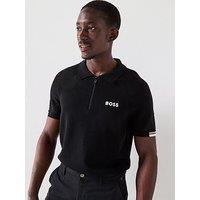 Boss Mens Golf Slim Fit K Perform-Max Polo Shirt - Black