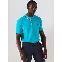 Boss Mens Golf Paddy Pro Regular Fit Polo - Blue