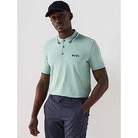 Boss Mens Golf Paddy Pro Regular Fit Polo - Green