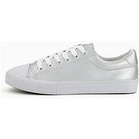 V By Very Extra Wide Fit Trainers - Silver