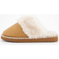 V By Very Mule Slippers - Brown