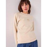 Armani Exchange Logo Sweatshirt - Beige