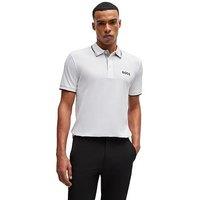 Boss Mens Golf Paddy Pro Regular Fit Polo Shirt - Black