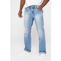 True Religion Ricky Straight Fit Jeans - Blue