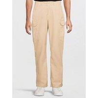 True Religion Big T Cargo Trousers - Beige