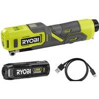 Ryobi Ri4-120G 4V Cordless Usb Lithium High Pressure Inflator (1 X 4V 2.0Ah)