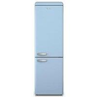 Swan Sr11020Blne Retro Blue Fridge Freezer 304L