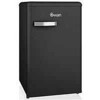 Swan Sr11035Bne Black Undercounter Fridge 90L