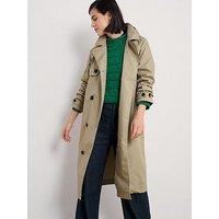 Seasalt Cornwall Double Breasted Trench Coat - Beige