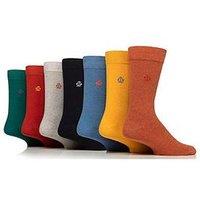 Jeff Banks 7 Pack Cotton Crew Socks