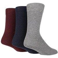 Sockshop Tore Plain Crew Socks 3 Pack - Multi
