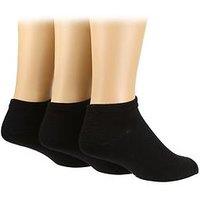 Glenmuir 3 Pack Trainer Socks - Black