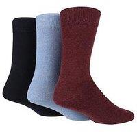 Sockshop Tore Plain Crew Socks 3 Pack - Multi