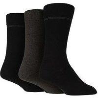 Sockshop Tore Crew Socks 3 Pack - Black