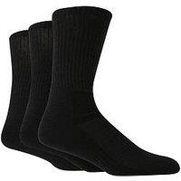 Glenmuir 3 Pack Cotton/Bamboo Blend Sports Crew Socks
