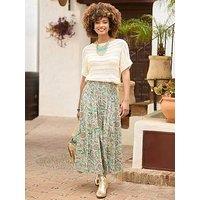 Joe Browns Tilly Printed Maxi Skirt - Blue